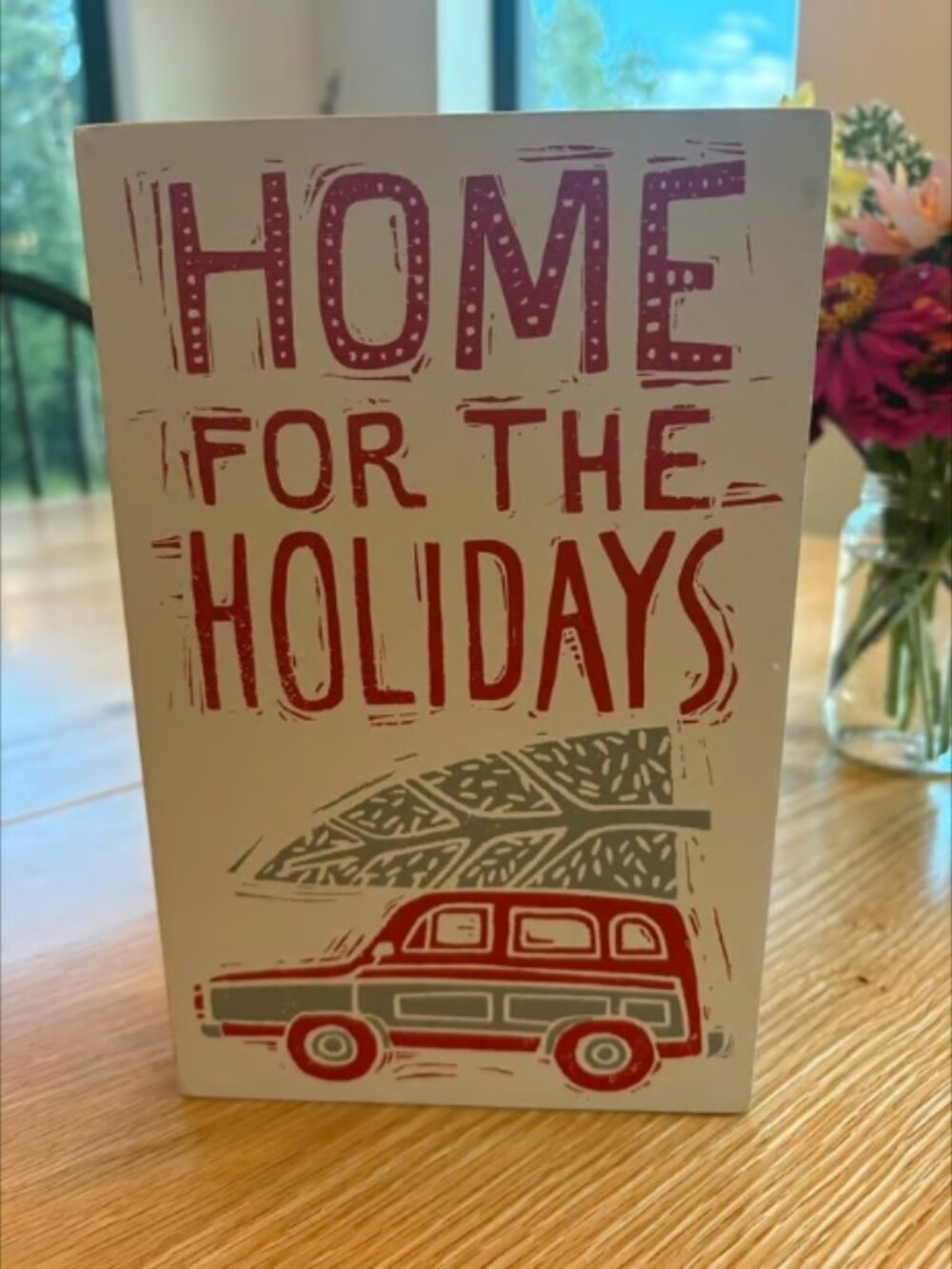 Christmas Wooden Standing Sign